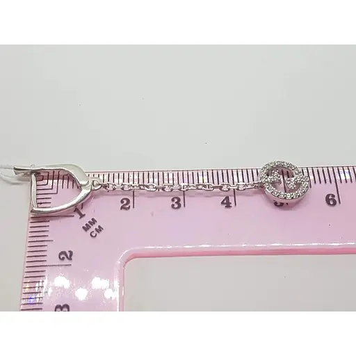 Серебряные серьги Агни Гледия с фианитами. 2192/1Р-CZ - фото 5