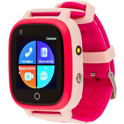 Детские умные часы Amigo GO005 4G WIFI Thermometer Pink