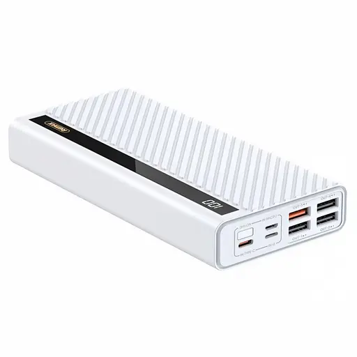 Універсальна мобільна батарея Remax Hunyo II RPP-197 30000mAh PD 22.5W (Білий) - фото 2