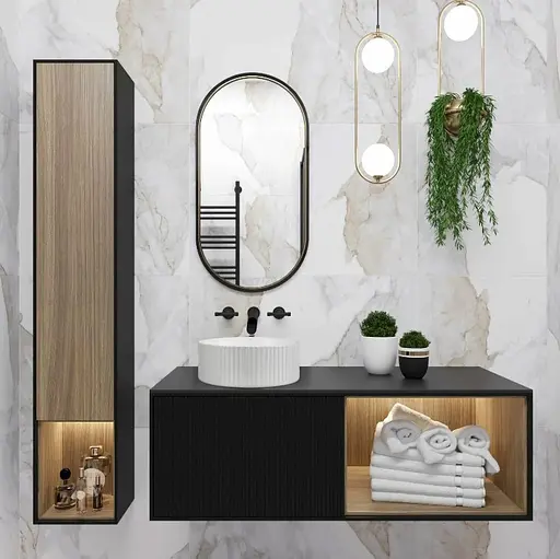 Умивальник Rea Delia white накладний REA-U0601, Білий - фото 4