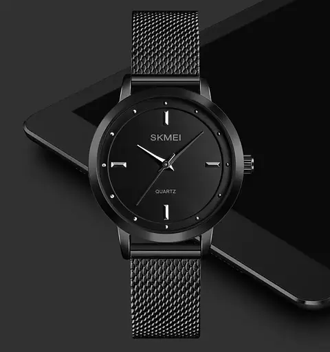 Наручний годинник жіночий Skmei 1528 Black, 1528BK (18409) - фото 4