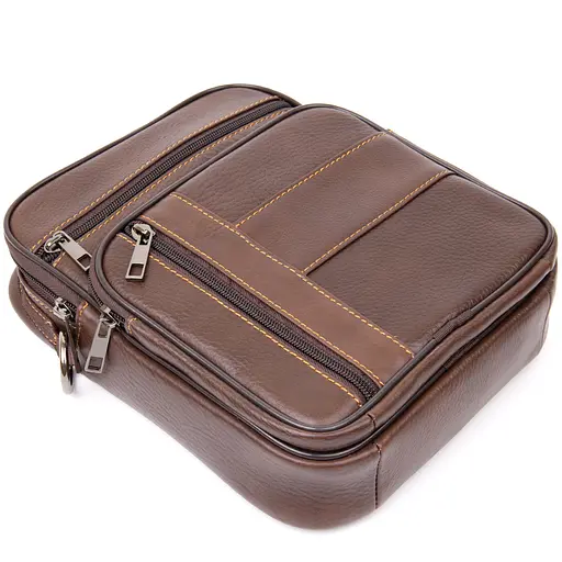 Чоловік шкіряний месенджер Vintage 20х25х6 см sum0013974 - фото 3