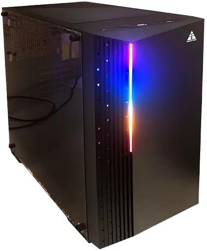 Корпус Golden Field 3802 500W RGB Black