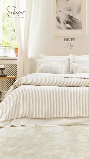 Постільна білизна Nives Bej Ранфорс Saheser pbe0051773 - фото 1