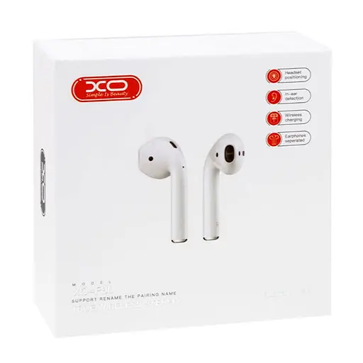 Блютуз Стерео Гарнитура XO F80 TWS Белый - фото 3
