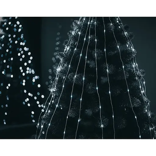 Гирлянда Chomik Охапка струн 200LED холодный белый 10 х 2 м (LED1797)