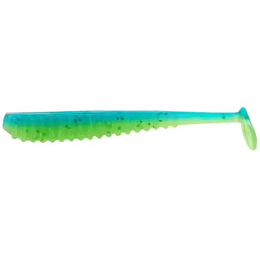 Силікон Reins Rockvibe Shad 4" L14 Ice Chartreuse Ⅱ (9 шт/уп)