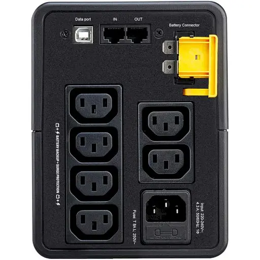 Джерело безперебійного живлення APC 950 ВА / 520 Вт / 9 А*ч (BX950MI) - фото 3