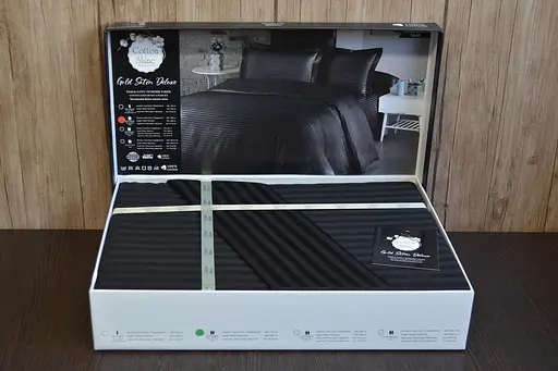 Постільна білизна Siyah Сатин-Stripe Cotton Shine pbe0052028 - фото 2