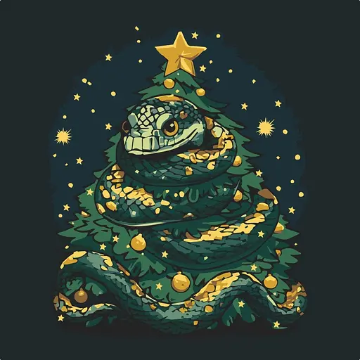 Набір для розпису ArtCraft Святкова змія 40 x 40 см (11589-AC)