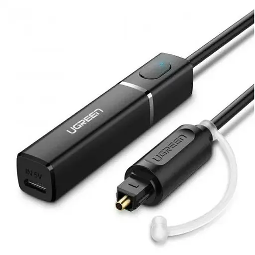 Bluetooth адаптер Ugreen bluetooth 5.0 aptX TV передатчик оптический штекер CM150