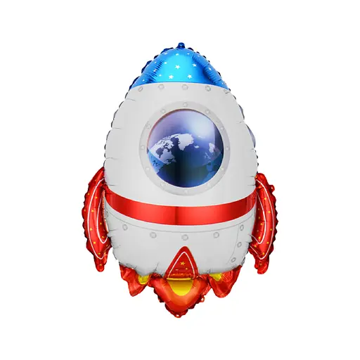 Шар воздушный фольгированный (59 см) Космическая ракета