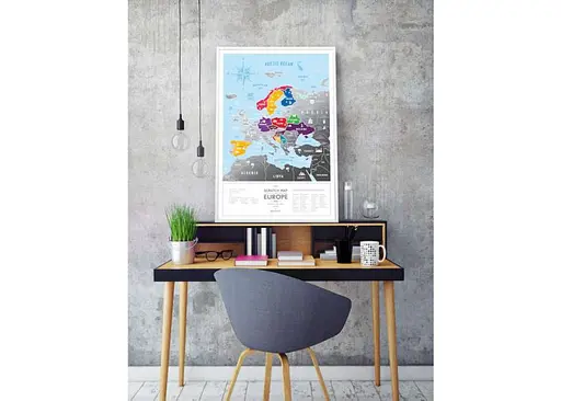 Скретч карта мира 1DEA.me Travel Map Silver Europe (13009) - фото 7