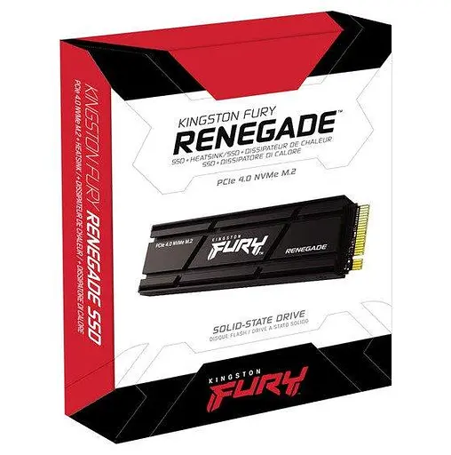 Накопитель SSD M.2 Kingston FURY Renegade with Heatsink 4 TB 2280 NVMe (SFYRDK/4000G) - фото 4