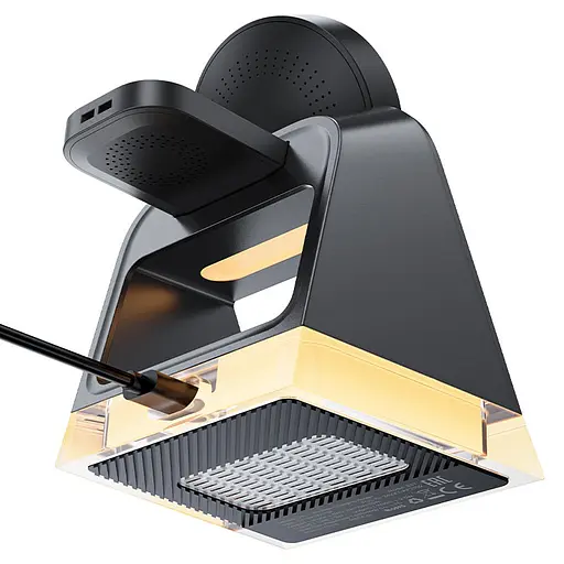 БЗП Acefast E17 desktop 3-in-1 Black - фото 3