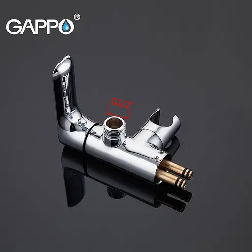 Змішувач для душу гігієнічний вбудований Gappo Noar 1/8, Хром G7248-1 - фото 4