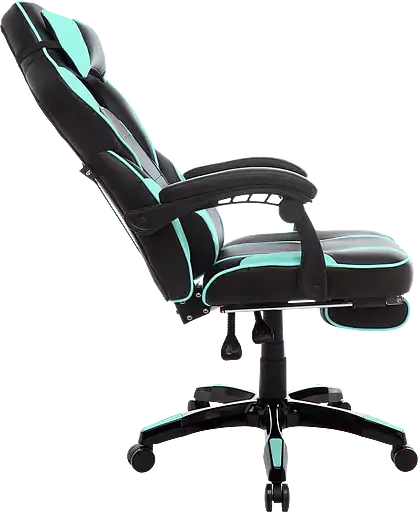 Геймерское кресло GT Racer черное с ментоловым (X-2749-1 Black/Mint) - фото 5