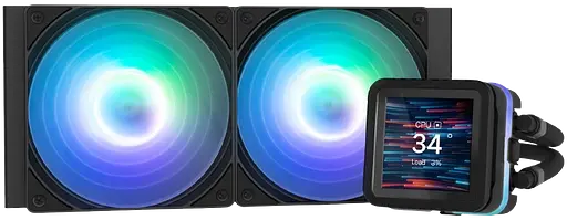 Водное охлаждение Zalman Alpha2 DS A24 ARGB Black (ALPHA2DSA24BLACK)