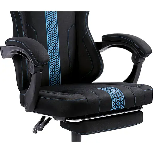 Геймерское кресло GT Racer X-2331 Fabric Black/Blue - фото 7