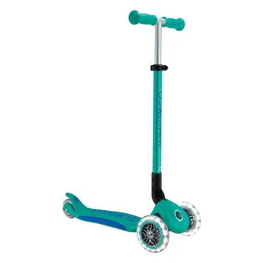 Самокат Globber Elite Lights колеса з підсвіткою 50 кг смарагдово-зелений (439-607-3) - фото 2