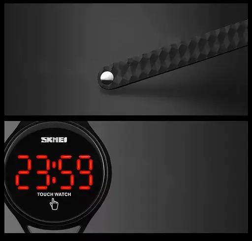 Наручные спортивные часы Skmei 1230 (Черные) - фото 3