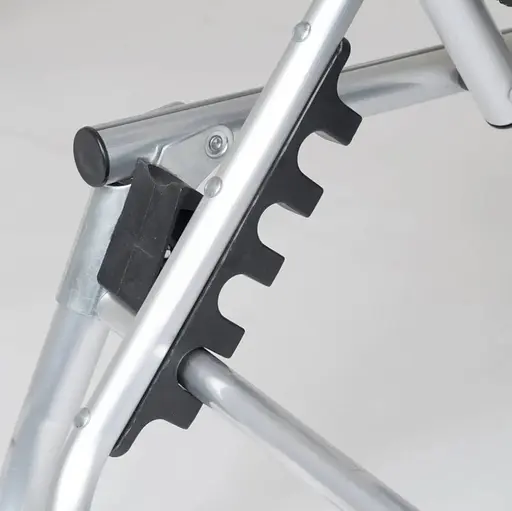 Ліжко розкладне Bo-Camp Sun Lounger With Sunscreen 5 Positions Black (1304460) - фото 5