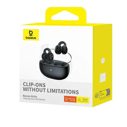 Навушники Baseus AirGo 1 Ring Open-Ear TWS Earbuds BT5.3 40/400mAh App EQ 6h - фото 2