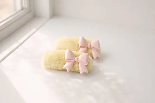 Набір м'яких шпильок із бантиками 20 шт. - фото 2
