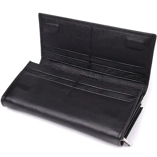 Женский кошелек на магнитах из натуральной кожи ST Leather 19х9.5х3 см acs0029701 - фото 5