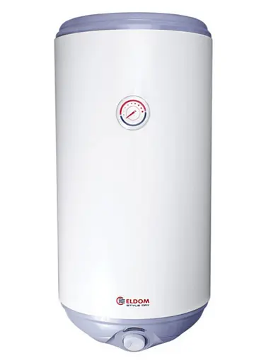 Водонагреватель Eldom STYLE 30 л, 1500 Вт, мокрый ТЭН, вертикальный, SLIM, белый (72269W) - фото 1