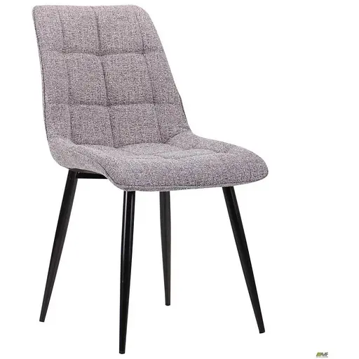 Стілець Art Metal Furniture Arkansas чорний/меланж сірий (545124)