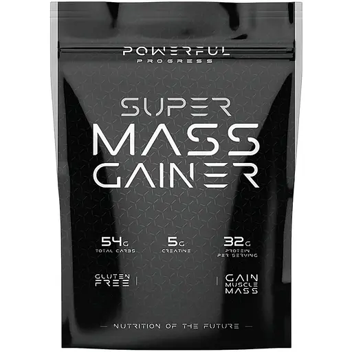 Гейнер Powerful Progress Super Mass Gainer Банан 4 кг - фото 1