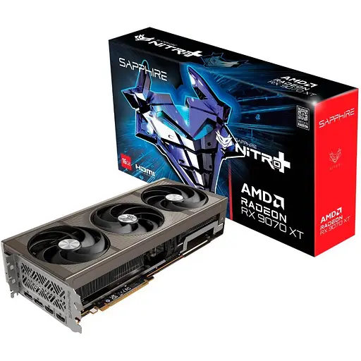 Видеокарта Sapphire Radeon RX 9070 XT NITRO+ 16GB (11348-01-20G) EU [130324] - фото 1