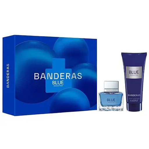 Набір для чоловіків Banderas Blue Seduction: Туалетна вода 50 мл + Бальзам після гоління 75 мл