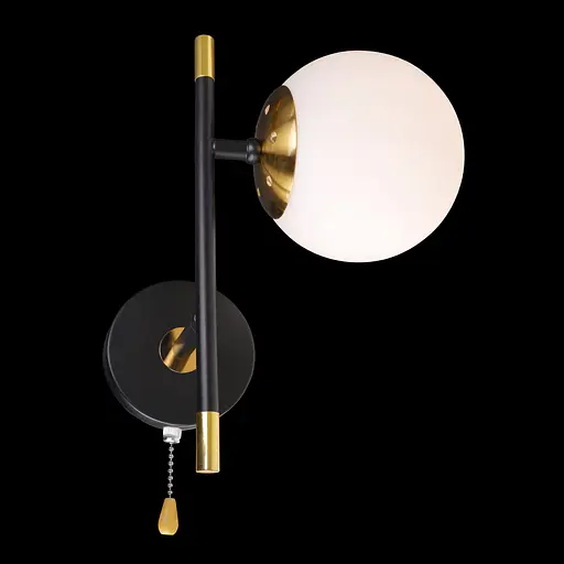 Стильное Бра Brille на 1 лампочку BR-01 474W/1 E27 AB/BK - фото 11