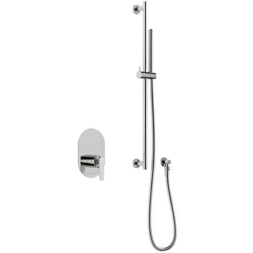 Душова система Kohlman Boxine chrome + BOX прихованого монтажу QW220BSP4, Хром - фото 1