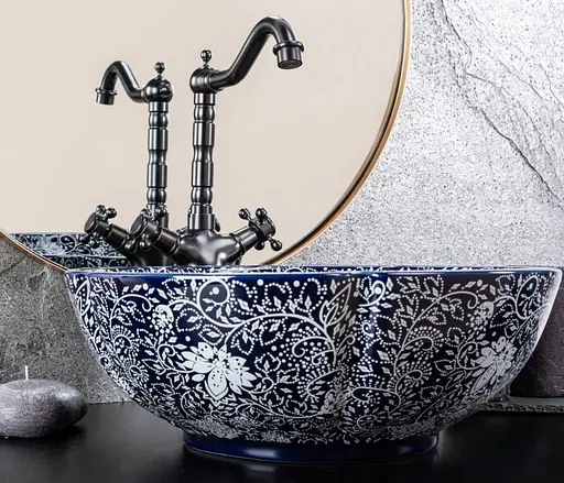 Умивальник Rea Sevilla накладний REA-U7505, Цветной - фото 2