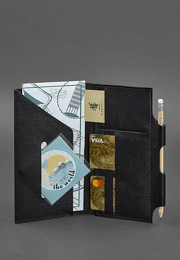 Шкіряний тревел-кейс 3.0 чорний - фото 3