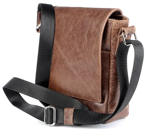 Сумка кожаная мужская SHVIGEL 18х18х6 см sum0012626 - фото 3