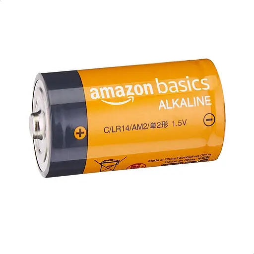 Щелочная многоцелевая батарейка Amazon Basics с 4 входами C, 1,5 В lr14 - фото 2