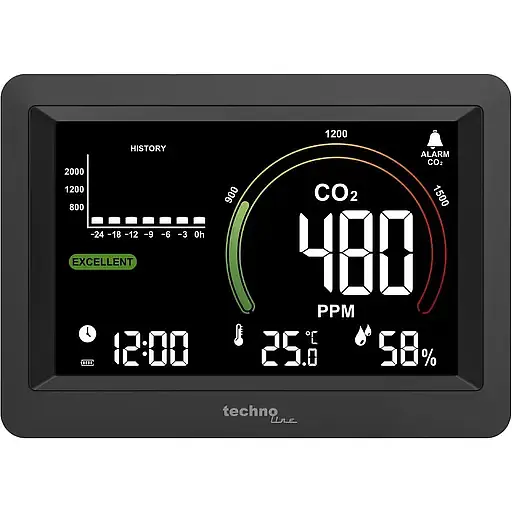 Метеостанция Technoline WL1028 Black (WL1028) - фото 1