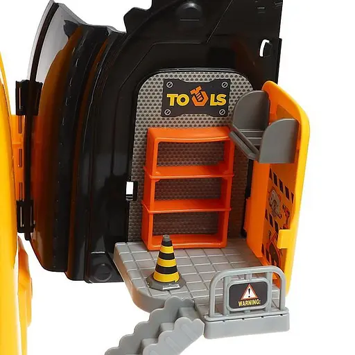 Ігровий дитячий набір інструментів Станція тех-обслуговування 3в1 Двостороння валізка-рюкзак - фото 8