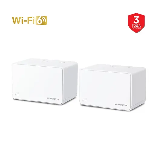 Домашняя Mesh Wi-Fi система MERCUSYS H80X Halo (2-pack) — комплект из 2 роутеров - фото 3