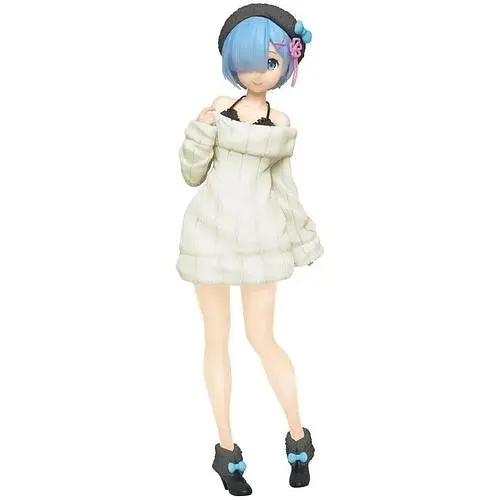 Фігурка Rem Re Zero Рем у білому світі Життя в альтернативному світі Rem Knit Dress WST RZ 22.95 - фото 1