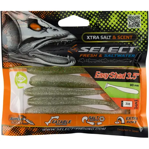 Силікон Select Easy Shad 3.5" #308 (5 шт/уп) - фото 2