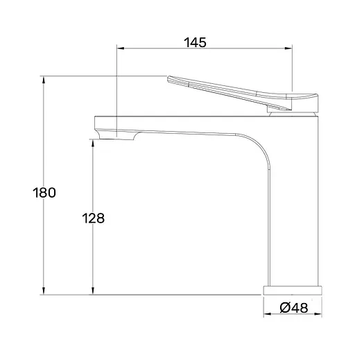 Змішувач для умивальника хром Gappo G1010 Хром - фото 4