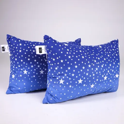 Набор MirSon №1218 Сolor Fun Line Milky Way EcoSilk 200 х 220 см синий (2200010867381) - фото 5