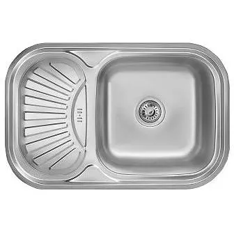 Кухонная мойка WEZER 7549(0.8)S 1036399 - фото 1