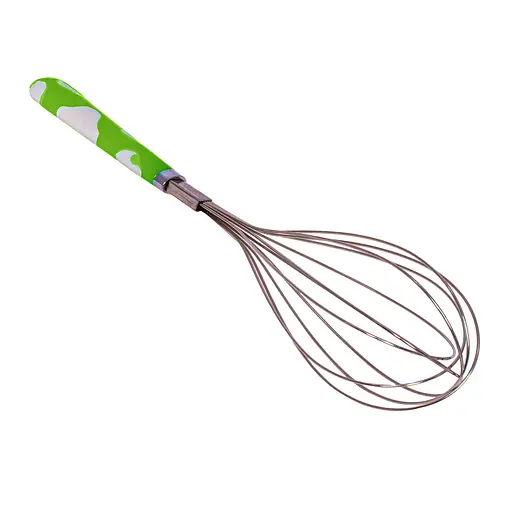 Венчик кухонный с керамической ручкой 29 см, Kitchen Master Салатовый 85767 - фото 1