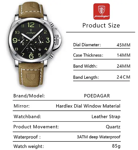 Годинник Poedagar Luminious - фото 9